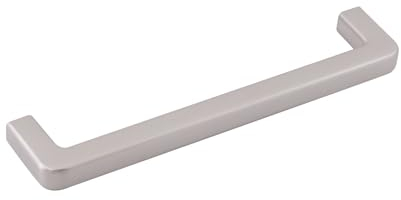 Griff Mango LA 192mm - Möbelgriff Breite 204mm - elegant und zeitlos - Bügelgriff, Zinkdruckguss Edelstahl Effekt