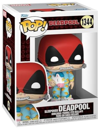 Funko POP! Marvel: Deadpool - Sleepover Partygast - Vinyl-Sammelfigur - Offizielle Merchandise - Spielzeug für Kinder & Erwachsene - Marvel Fans und Display