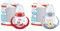 NUK Trinklernflasche 6–18 Monate 150 ml & Trinklernflasche | 6–18 Monate | 150 ml Temperature Control Anzeige Anti-KoliK-Ventil Ergonomische Griffe BPA-frei Rot, Blau
