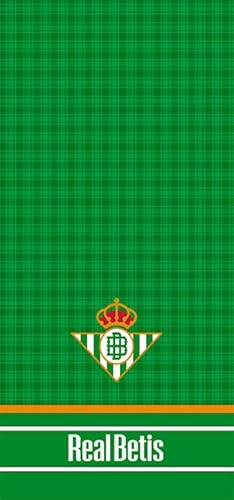 Toalla playa premium Betis 1 de 75 cm. x 150 cm. 100% algodón (340 gr/m2)