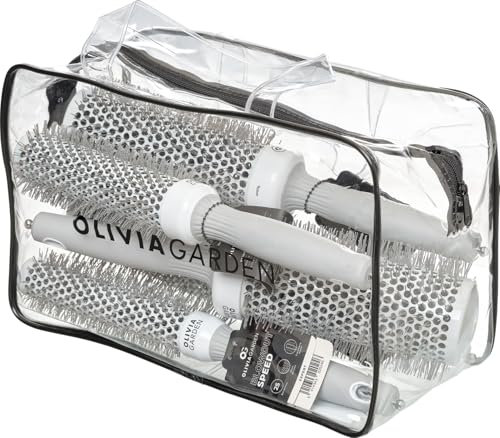 Olivia Garden Expert Blowout Speed White & Grey 5er Set