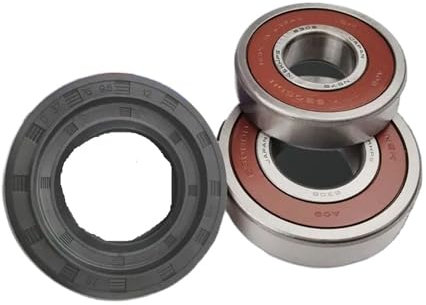 Trommelwaschmaschinen-Türdichtung, Kompatibel Mit LG, (D37 X 76 X 9,5 X 12) + Lager 2 Stück (6305 6306) Öldichtungs-Dichtungsringteile