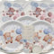 Doyomtoy Vaisselle de fête pour Ours,60Pcs Ours en Peluche Thème Party Vaisselle Assiettes en Papier Serviettes Tasses,Ours Vaisselle Anniversaire pour Anniversaire Décoration de Fête Baby Shower