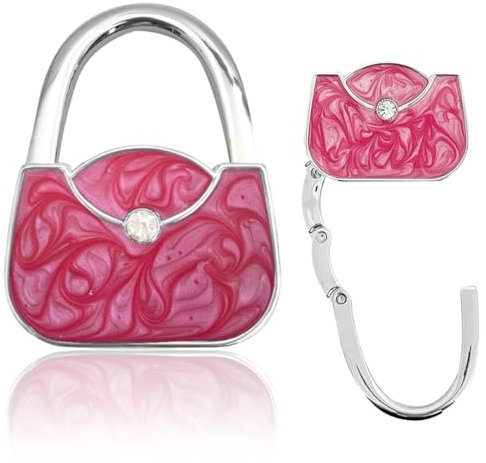 Tisch-Handtaschenhalter, Faltbarer Rutschfester Haken für Handtaschen, Taschenhalter für Tisch, Handtaschenhalter für Tisch, Kreative Geschenke für Frauen, für Schreibtisch, Büro, Restaurant