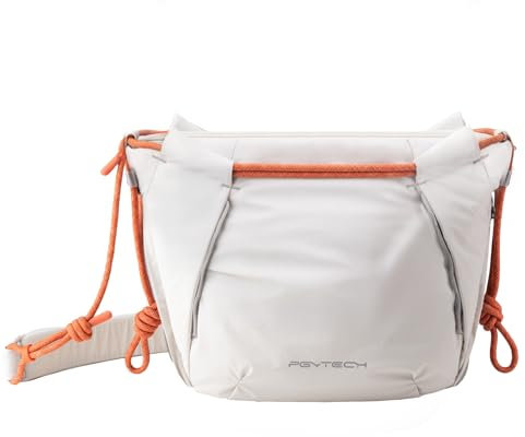 PGYTECH OneGo Rope Strap Camera Bag, Multi-Functional Camera Sling Bag Handbag Crossbody for Urban Travel Photographers, Small Camera Bag for Sony/Canon/Nikon/Mirrorless Camera,Mist White