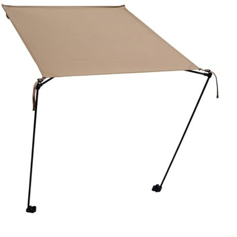 Fauhapyway Silla plegable de camping al aire libre Cubierta de sombra con bolsa de almacenamiento Impermeable Protección solar Refugio para playa al aire libre Camping sillas (amarillo)