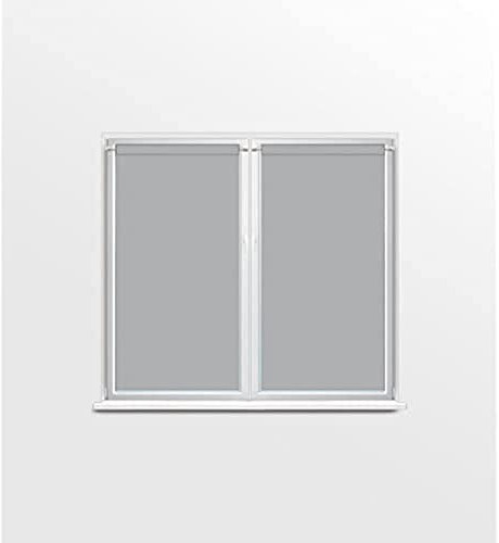 Soleil d'ocre Tenda Finestra, Poliestere, Grigio, 90 x 120 cm