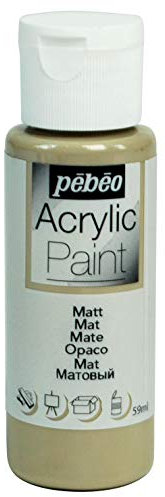 PEBEO Acrílico 59 ml Mate D Taupe, Gris Pardo Oscuro, 3.30 x 3.30 x 10.00 cm