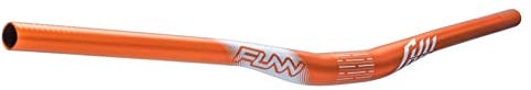 Funn Full On Mountainbike Lenker mit Lenkerklemme 31,8 mm und Breite 785 mm, robuster und leichter Legierungs-Riser-Lenker für MTB, BMX und Rennrad, Anstieg 15 mm (Orange)