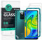 Ibywind Protector de Pantalla para Redmi Note 9 [2 Piezas],con Protector de Lente de Cámara,Atrás Pegatina Protectora Fibra de Carbono,Incluyendo Kit de instalación fácil