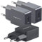 PEARL USB Netzstecker: 3er-Set 2-Port USB-Netzteile für Mobilgeräte, 2,4 A / 12 Watt, schwarz (Steckernetzteile, USB-Netzteil 230V, iPhone Ladestation)