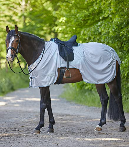 WALDHAUSEN Protect Fliegen-Ausreitdecke, Silbergrau, 115 cm
