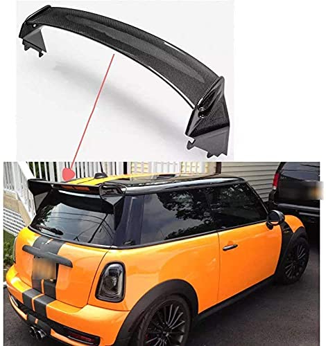 Auto Heckspoiler FüR Mini Cooper R56 JCW Ver.2.11/2.12 2001-2008, Premium Kohlefaser Material Hochfeste Schlagfestigkeit Langlebige Auto Styling Karosserie
