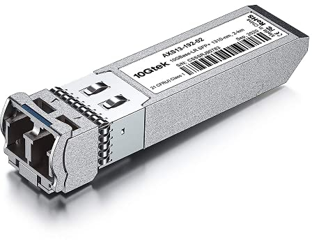10Gtek 10GBase-LR Lite SFP+ IR Monomodale Transceiver, 10G 1310nm, fino a 1.4km, Compatibile per Cisco SFP-10G-LRM2, Meraki, Ubiquiti UniFi, Netgear AXM764, D-Link, TP-Link, Open Switch