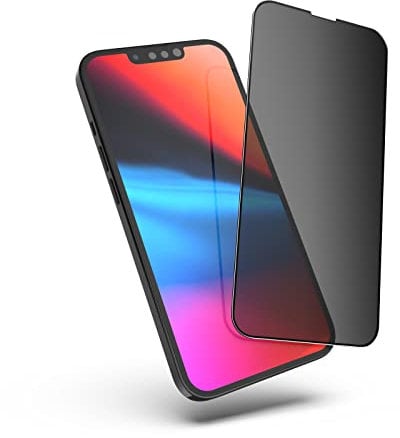 NWNK13 For iPhone 13 Mini Privacy Screen Protector Anti Spy Anti-Fingerprint Tempered Glass Screen Film 9H Hardness Anti Scratch