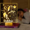 VEELU Nachtlicht Kinder Personalisierte LED Lampe Einhorn Geschenke Baby mit Name Arcyl Nachtlampe Raumdekoration Geschenk für Mädchen Junge Kinder Geburtstagsgeschenk