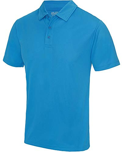 AWDis Just Cool JC040 Mens Cool Polo Shirt - Sapphire Blue - L