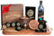 Kit de fumoir à whisky | Kit fumoir à cocktail avec torche à quatre flammes, bouclier de brûlure, couvercle, 6 copeaux de bois et boîte en bois pour fumé à l'ancienne | Fumoir de bourbon | Cadeau de