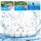 RUNMKUO Balles Filtrantes,700g Boules de Filtre de Piscine Peut Remplacer 25kg Sable Filtrant,Nettoyeur de Piscine,Réutilisables,Convient à Divers Systèmes De Filtration