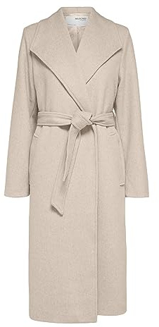 SELECTED FEMME Female Mantel Wollgemisch Gürtel | Coat