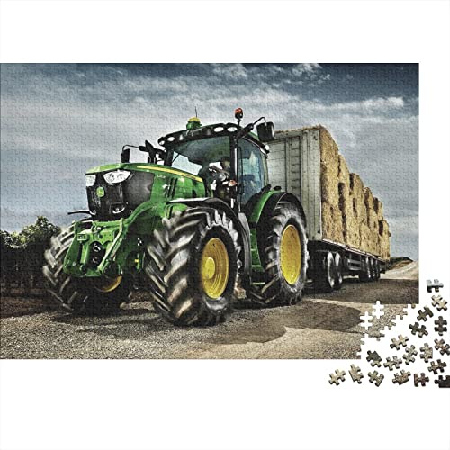 MEFESE 1000 Teile Puzzle für Erwachsene, Landwirtschaftswerkzeuge, Traktoren, Holzpuzzle, Realistisch, Fortgeschritten, 1000pcs (75x50cm), 1 Stück, 14+ Jahre