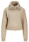 JJXX Damen Jxgilly Diverse High Cardigan Knit Strickjacke, Peyote/Detail:/Limeade Neck Piping, M
