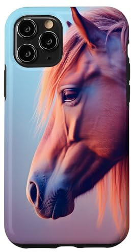 Hülle für iPhone 11 Pro Ästhetisches Pferd