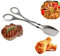 ABOOFAN Pince À Salade Acier Inoxydable Avec Design Ergonomique Pince À Nourriture Pratique Pour Salades Pâtes Et Pain Ustensile De Cuisine Pour Fête Et Usage Quotidien