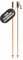ATOMIC REDSTER Q SQS Skistöcke - Länge 135 cm - Zuverlässiger 4* Aluminium Skistock - Safety Quick Release System - Stöcke mit 60mm-Pistenteller - Hochwertige Skistecken in Orange