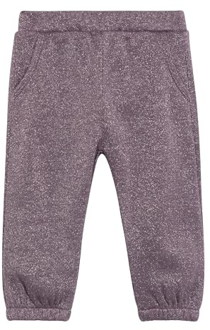s.Oliver Glitzernde Sweatpants mit elastischen Bündchen