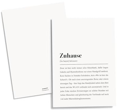 aemmi Zuhause Definition Postkarte
