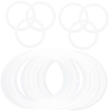 VILLFUL Lot De 30 Joints Détanchéité En Silicone Pour Bocaux En Verre