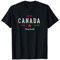 Kanada Hockey Ahornblatt Vintage Eishockey Hockey Country T-Shirt