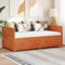 Festnight Tagesbett 100x200 cm mit Schubladen Sofabett Bettsofa Holz Schlafsofa Gästebett Kinderbett Bett Funktionsbett Doppelbett Einzelbett Jugendbett Bettgestell Bettrahmen Holzbett Jugendzimmer