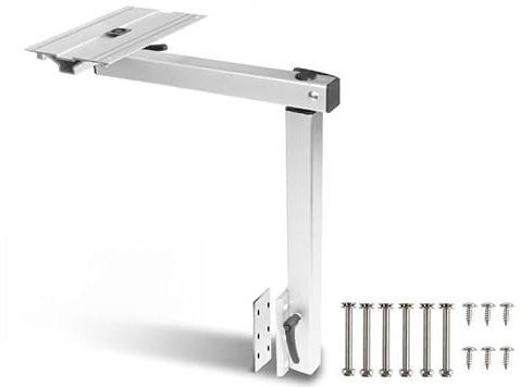 BINGNU Pied de Table Mobile en Alliage d'aluminium, Hauteur réglable à 360 °, 50KG, Rotation Puis démontage, adapté Camping RV, Accessoires de rénovation Pièces et Accessoires pour Camping-Car