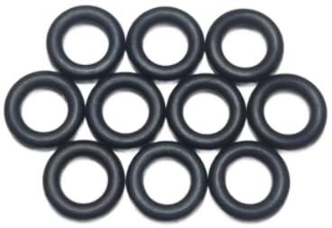 Einzelne Premium O-Ringe aus NBR70 in Carbon Black, Dichtungsringe (10 Stück, 8x3)