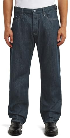 G-STAR Men's Dakota Regular Straight Jeans, Colour Blue, Size: Waist 32, Inseam 36