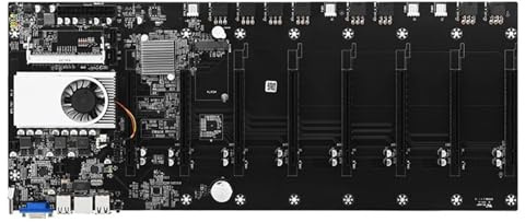 Computer Motherboards Fit For BTC-T37 Mining Motherboard 8 GPU Bitcoin Crypto Etherum Mining With 128GB MSATA SSD DDR3 8GB 1600MHZ RAM SET motherboards