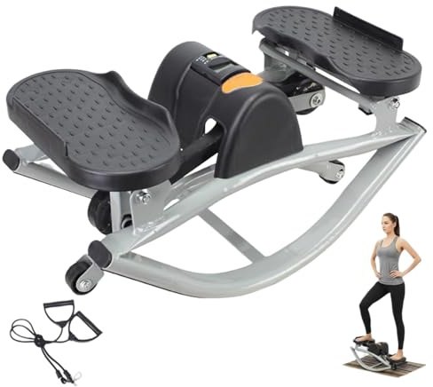 Rock Stepper Trainingsgerät | Trainingsgerät für Zuhause,Seitliches Wippen Fitness Stepper - Für Frauen Männer Zuhause Büro Fitness