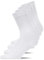 Snocks Herren & Damen Tennissocken (4x Paar) Lange Haltbarkeit Dank Bester Qualität, 01 Weiß (4x Paar), 35 - 38