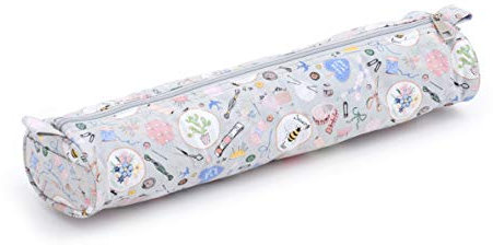 Hobby Gift MR4699 86 Strickstiftetui, Baumwolle, Hausgemacht, 12 x 41 x 7.5cm