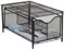 Mind Reader CABASKDR-BLK Black Metal Mesh Storage Basket Drawer