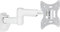 ProperAV Brazo oscilante inclinable y giratorio 23 - 43 hasta 30 kg Soporte para TV - Blanco