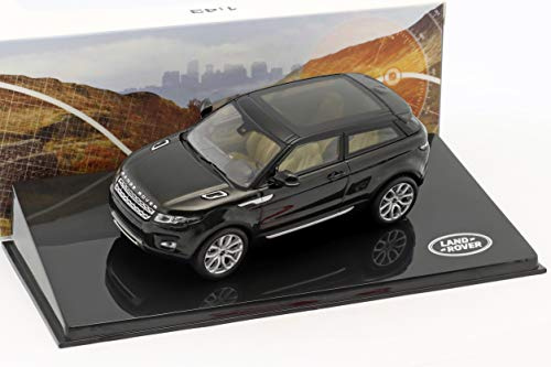 Ixo Land Rover Range Rover Evoque Baujahr 2011 Santorini schwarz 1:43