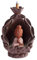 lachineuse - Fontaine à Encens Bouddha Guanyin - Brule Encens Cascade 19 cm - en Céramique - Porte Encens pour Décoration Intérieure - Déco Zen Asiatique - Support Encens - Objet Tradition Bouddhiste
