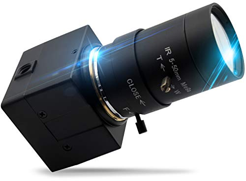 2MP Webcam 5-50mm Varioobjektiv USB-Kamera HD 1080P Hochgeschwindigkeits-VGA 100fps Mit CMOS OV2710 Sensor Mini Industriekamera Aluminium Case Play & Plug Free Drive OTG 2.0