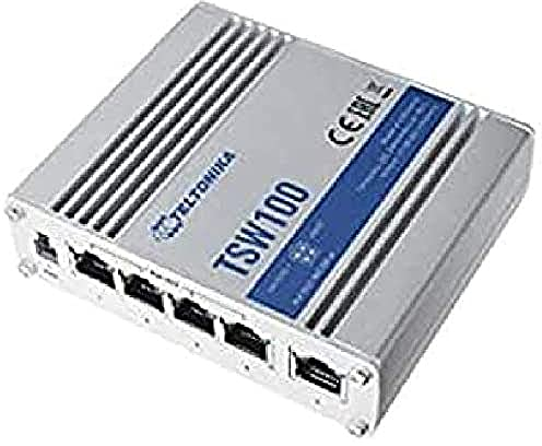 Teltonika TSW100 - Nicht verwalteter industrieller PoE-Ethernet-Switch