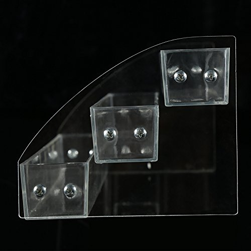Wakects Organizer per unghie, rossetto, supporto trasparente per trucco, rossetto e cosmetici (#2 (3 pavimenti)