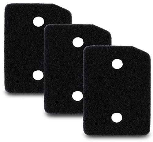 3er Set Filter passend für Miele T1 9164761 Trockner Wärmepumpentrockner Fein-Grob | 207 x 157 x 30mm | Schwammfilter Filtermatte Kondenstrockner Fusselfilter Schaumstoff Schaumfilter Sponge