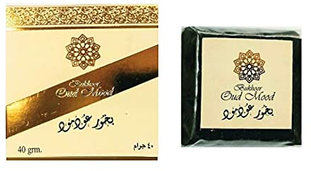 BUSINESS SQUARE BS Bakhoor 40g Vanilla & Rose Oud Duft für Innen- und Außenbereich, 1 Set, 1 Stück, 1 Packung